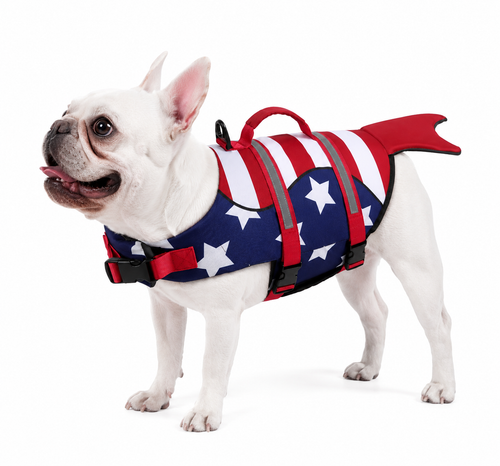 AquaPaws American Flag Dog Life Vest — Built by a Veteran